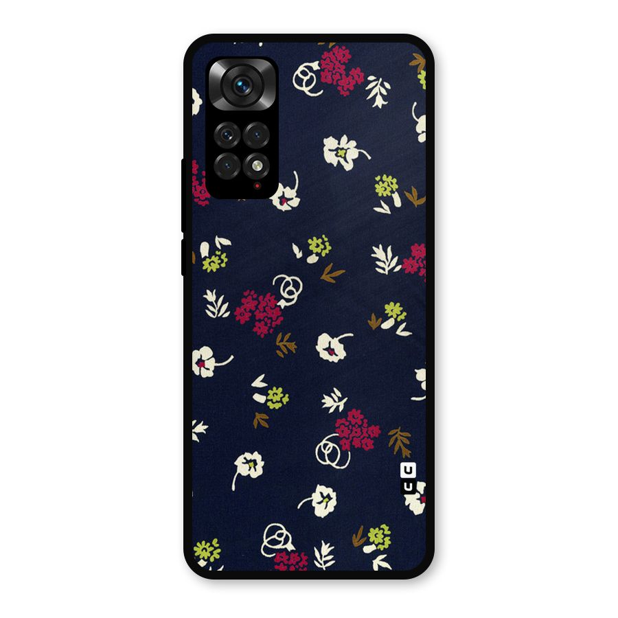 Tiny Flowers Metal Back Case for Redmi Note 11