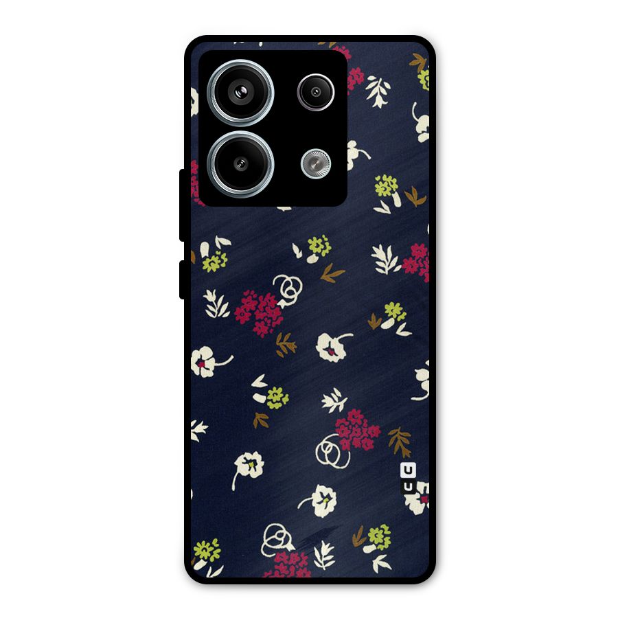 Tiny Flowers Metal Back Case for Redmi Note 13 Pro 5G
