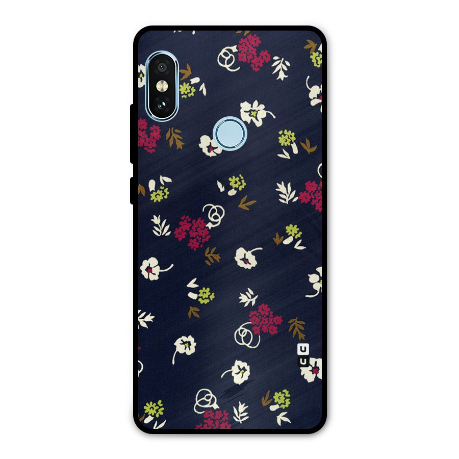 Tiny Flowers Metal Back Case for Redmi Note 5 Pro