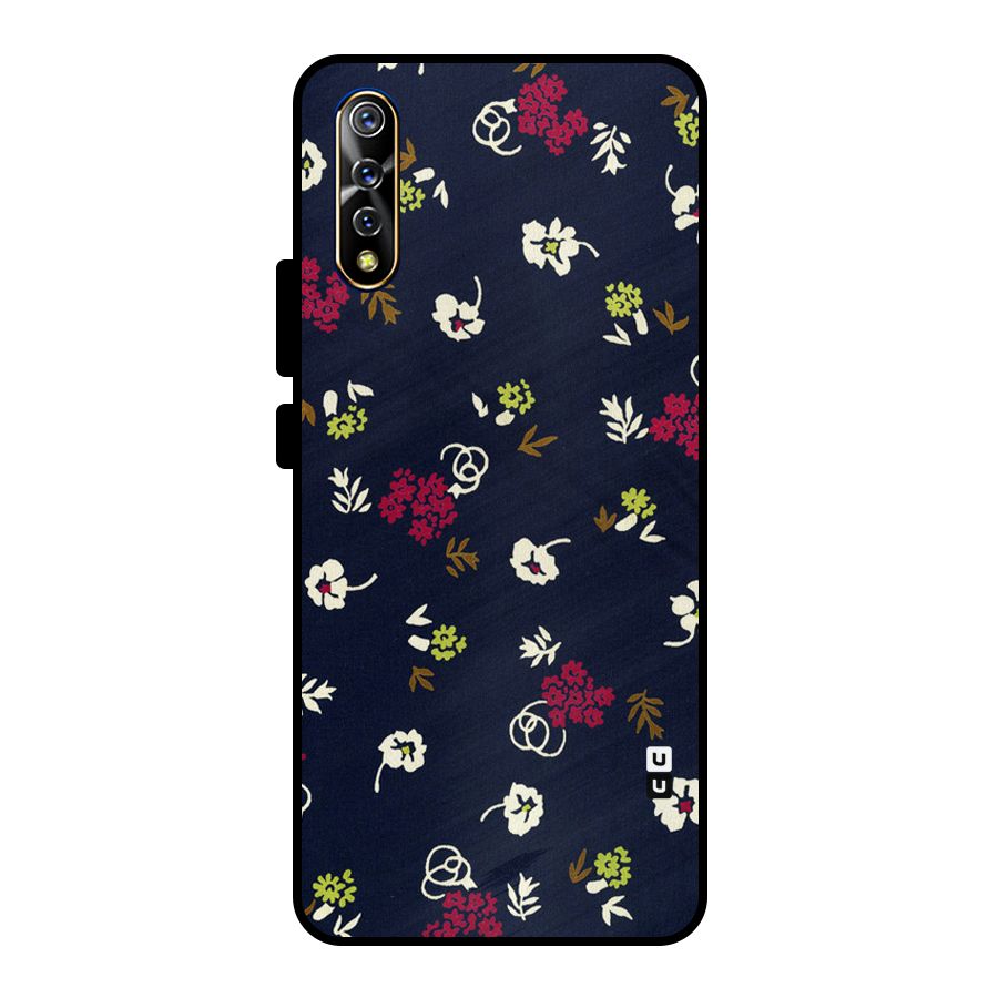 Tiny Flowers Metal Back Case for Vivo S1