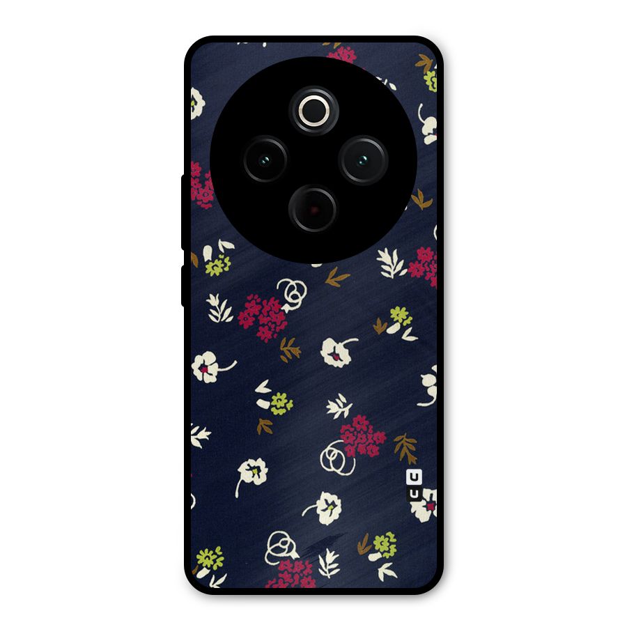 Tiny Flowers Metal Back Case for Vivo T4