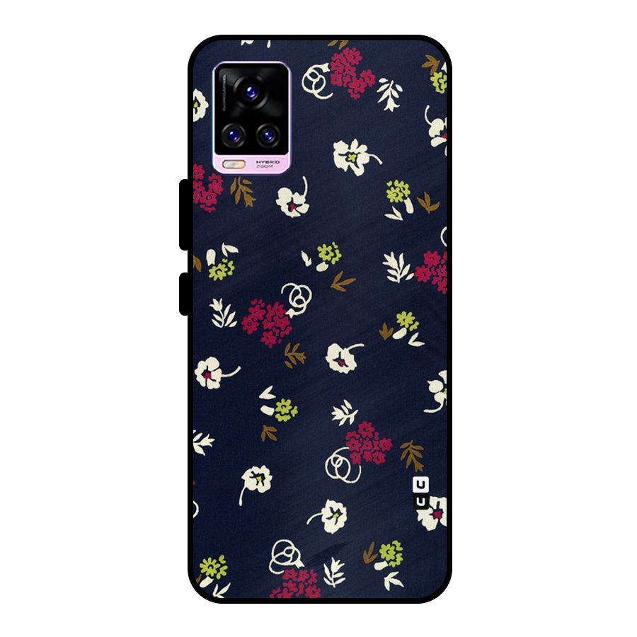 Tiny Flowers Metal Back Case for Vivo V20 Pro