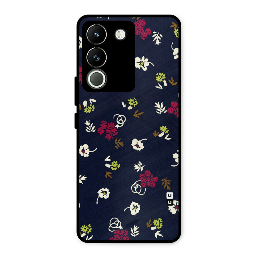 Tiny Flowers Metal Back Case for Vivo Y200