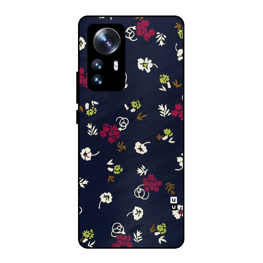 Tiny Flowers Metal Back Case for Xiaomi 12 Pro