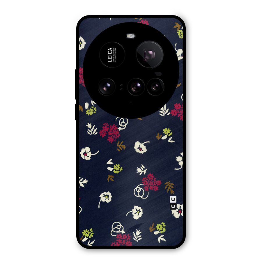 Tiny Flowers Metal Back Case for Xiaomi 15 Ultra