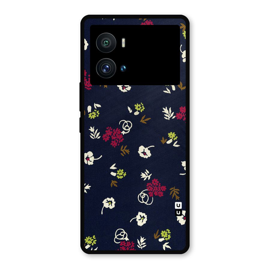 Tiny Flowers Metal Back Case for iQOO 9 Pro