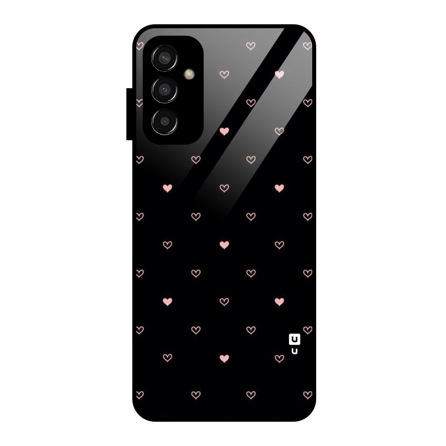 Tiny Little Pink Pattern Glass Back Case for Galaxy F13
