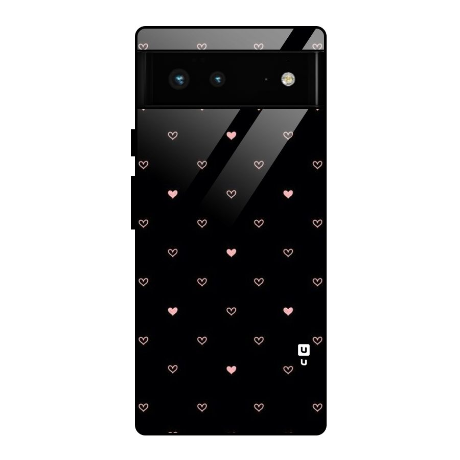 Tiny Little Pink Pattern Glass Back Case for Google Pixel 6
