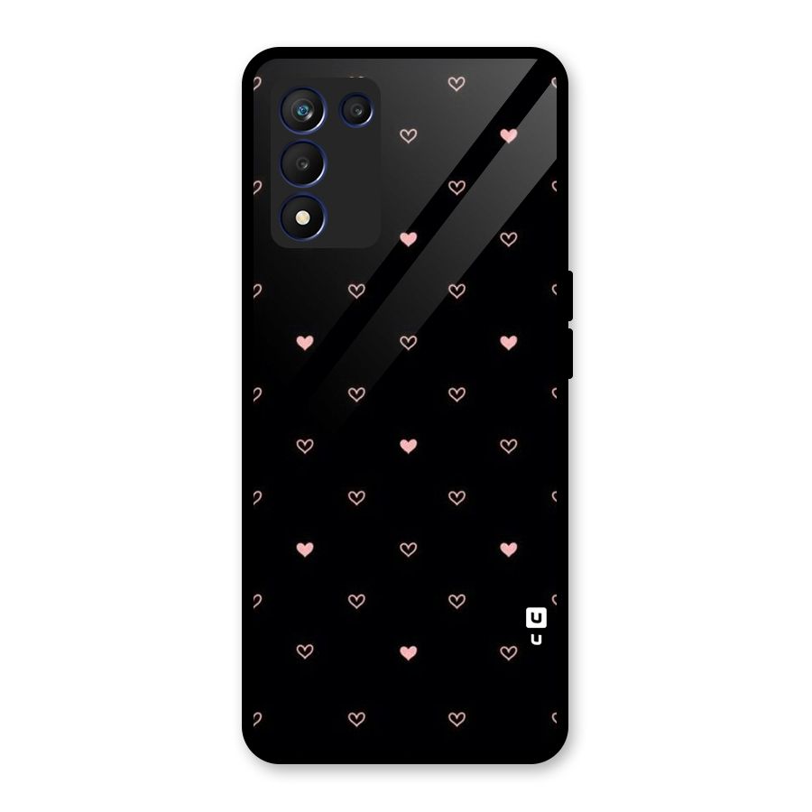 Tiny Little Pink Pattern Glass Back Case for Realme 9 5G Speed