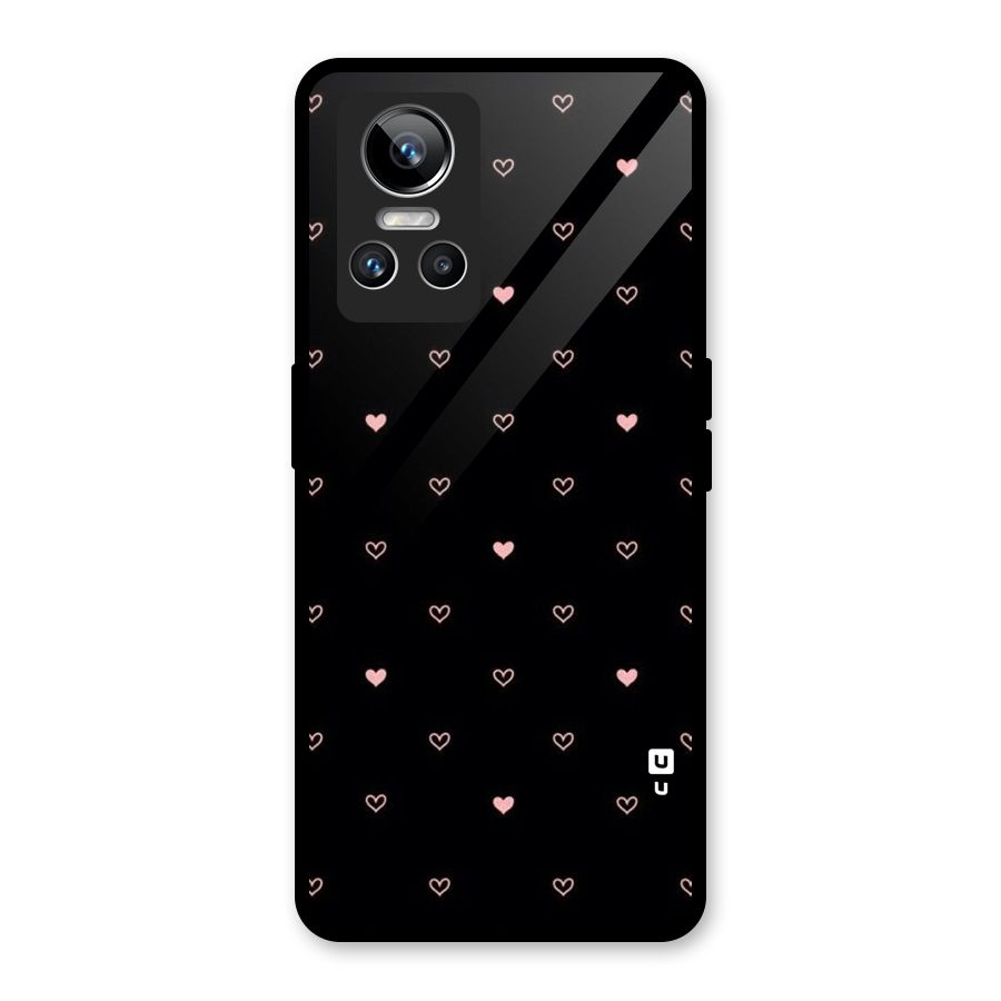 Tiny Little Pink Pattern Glass Back Case for Realme GT Neo 3
