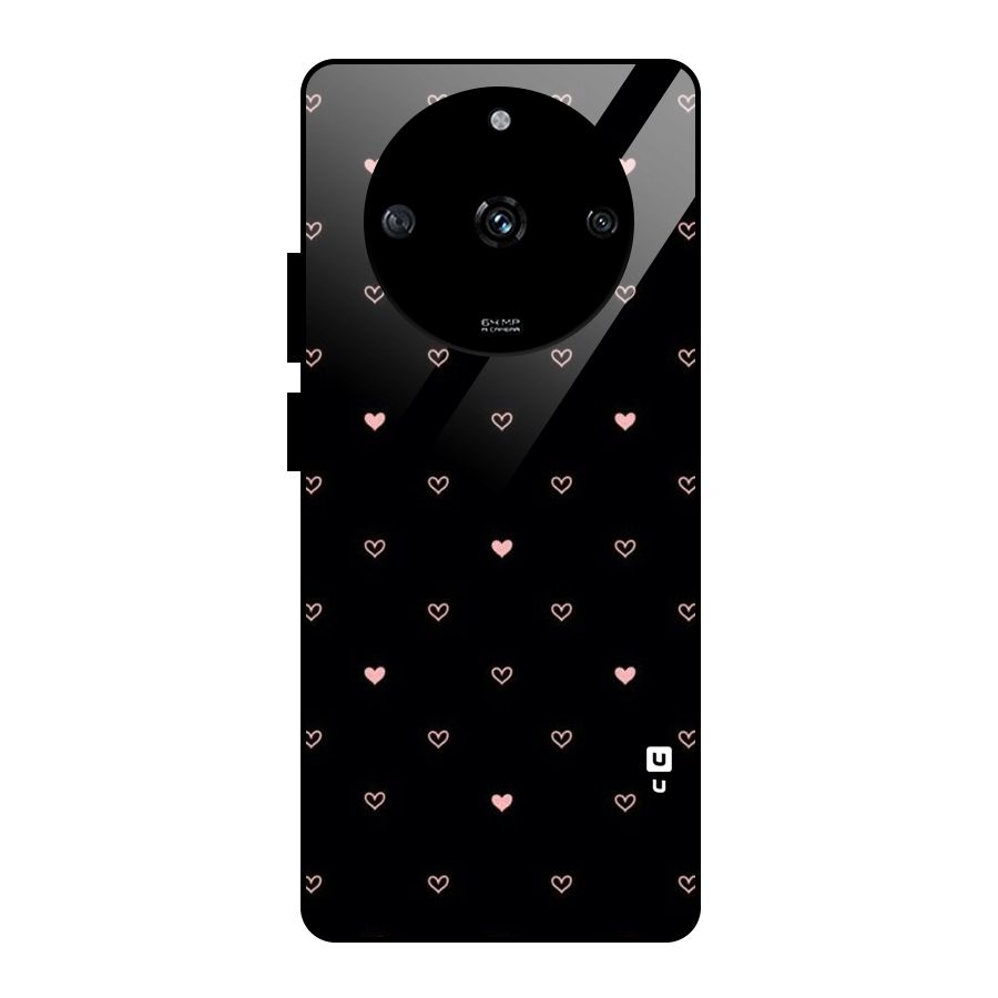 Tiny Little Pink Pattern Glass Back Case for Realme Narzo 60 5G