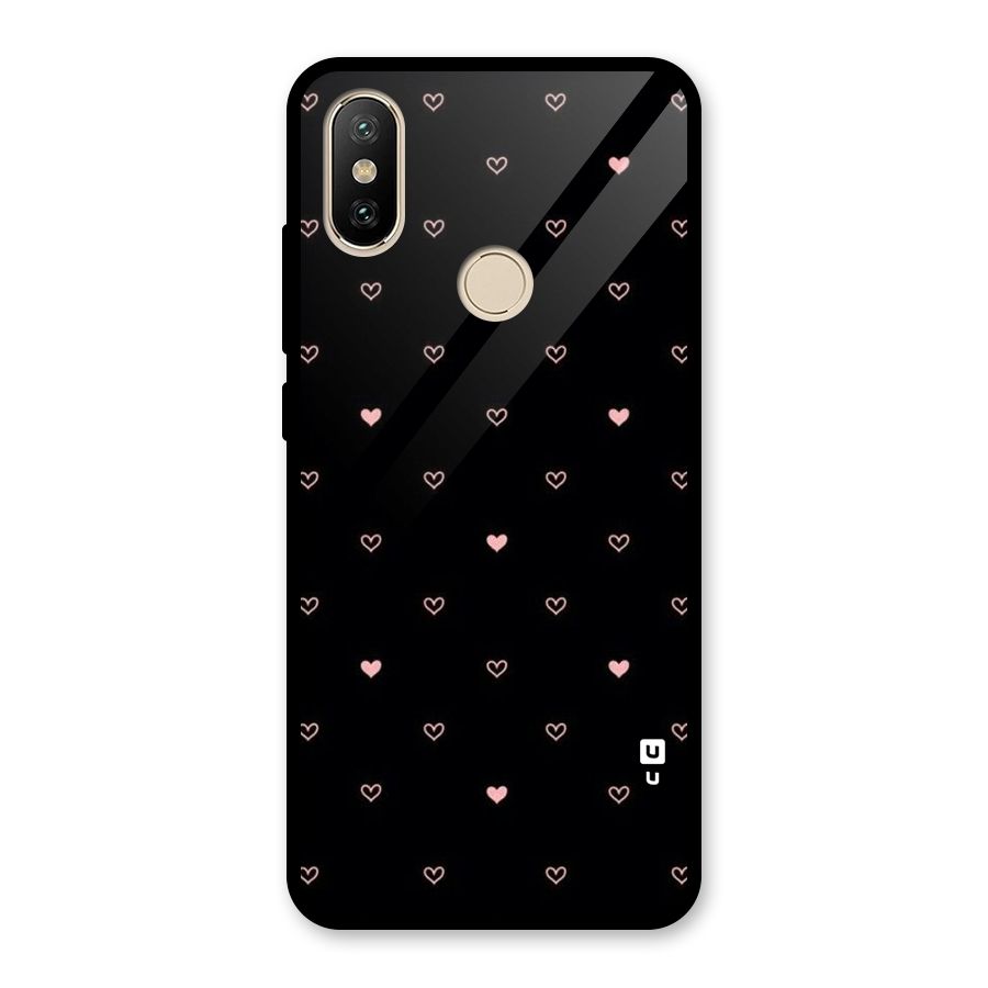 Tiny Little Pink Pattern Glass Back Case for Redmi A2