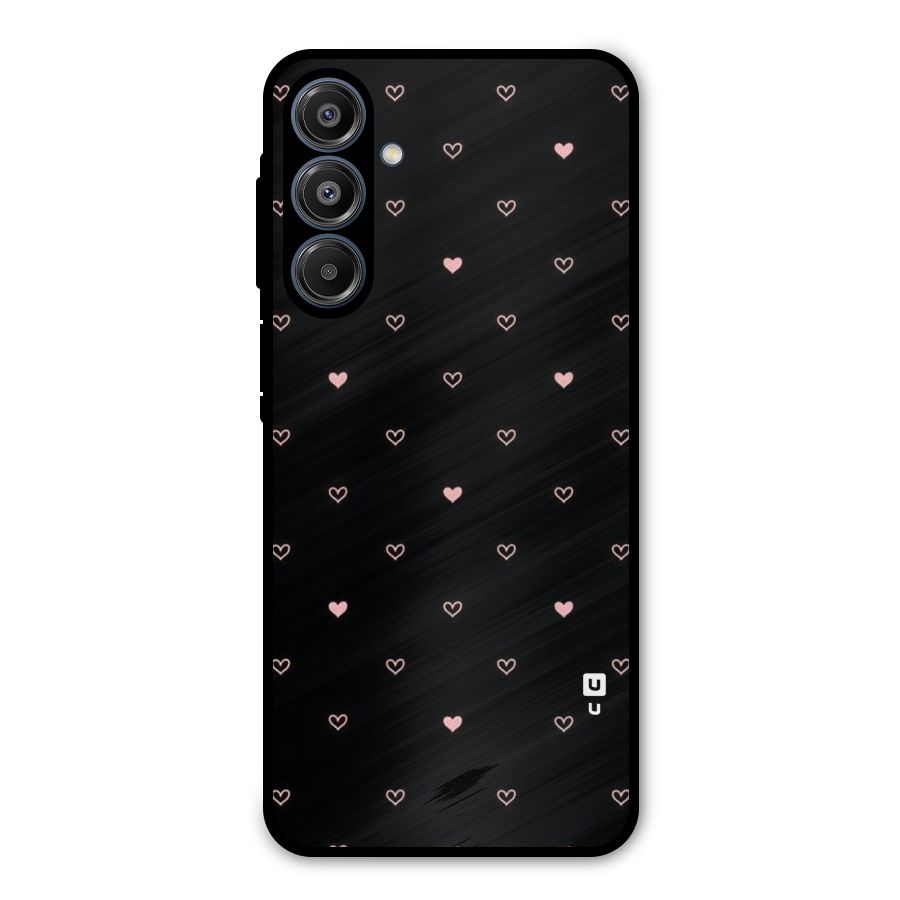 Tiny Little Pink Pattern Metal Back Case for Galaxy A16 5G