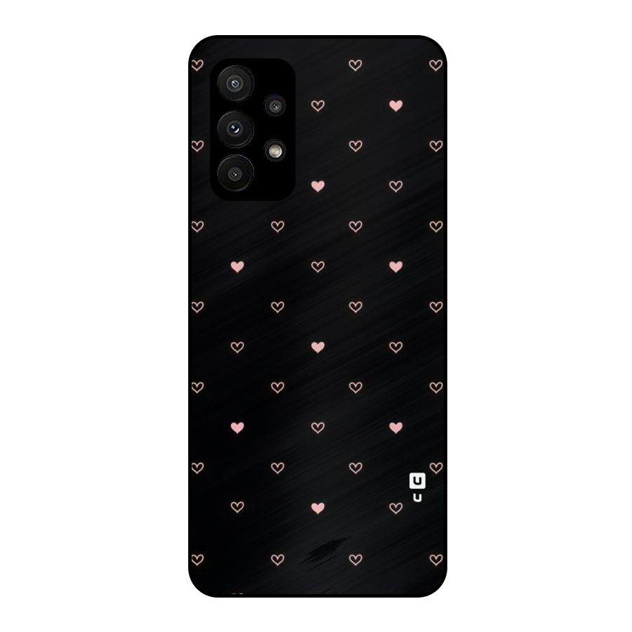 Tiny Little Pink Pattern Metal Back Case for Galaxy A23