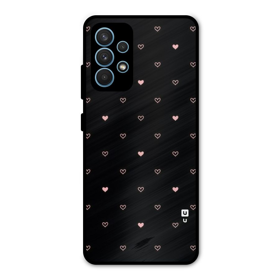 Tiny Little Pink Pattern Metal Back Case for Galaxy A32