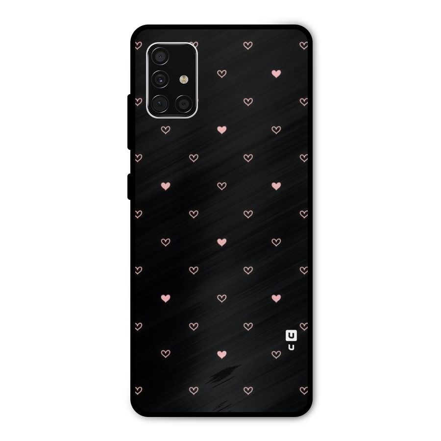 Tiny Little Pink Pattern Metal Back Case for Galaxy A51