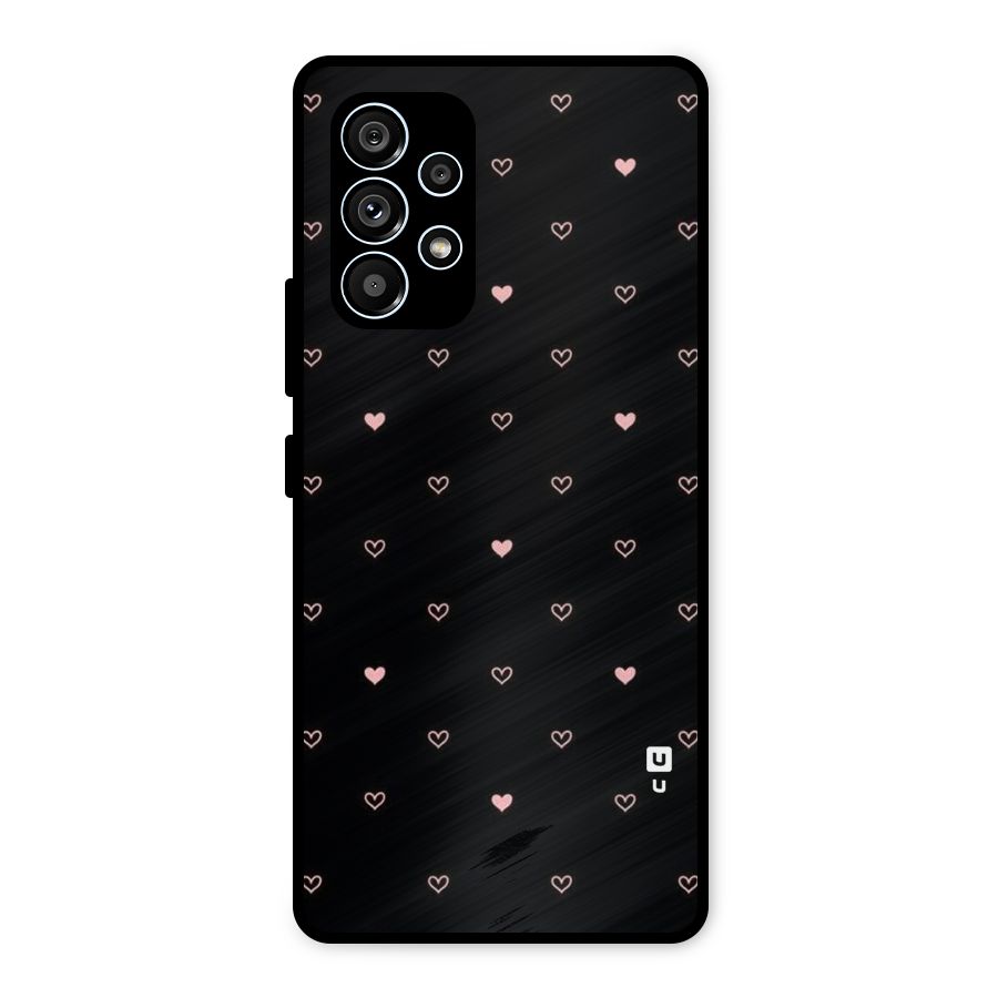 Tiny Little Pink Pattern Metal Back Case for Galaxy A53 5G