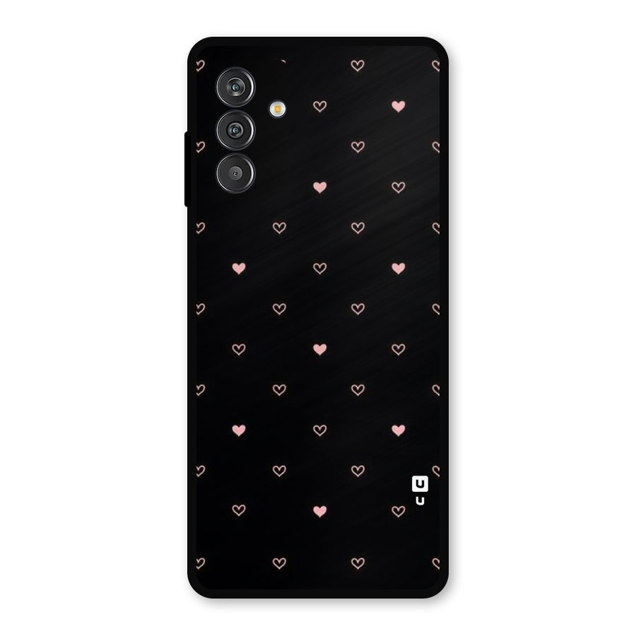 Tiny Little Pink Pattern Metal Back Case for Galaxy F13