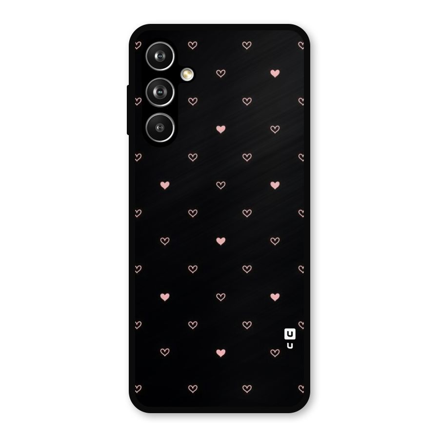 Tiny Little Pink Pattern Metal Back Case for Galaxy F54