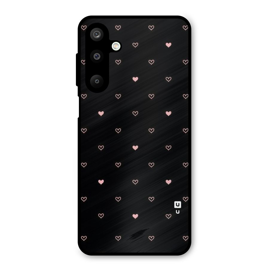 Tiny Little Pink Pattern Metal Back Case for Galaxy M16