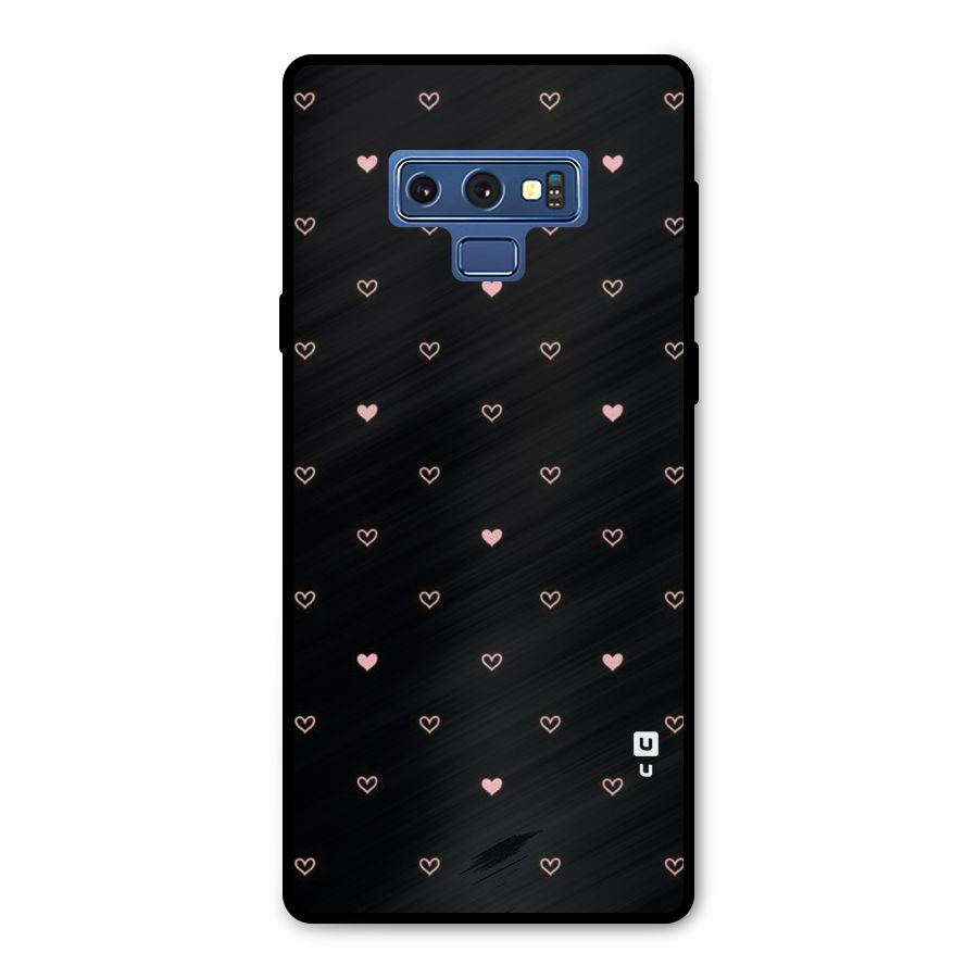 Tiny Little Pink Pattern Metal Back Case for Galaxy Note 9