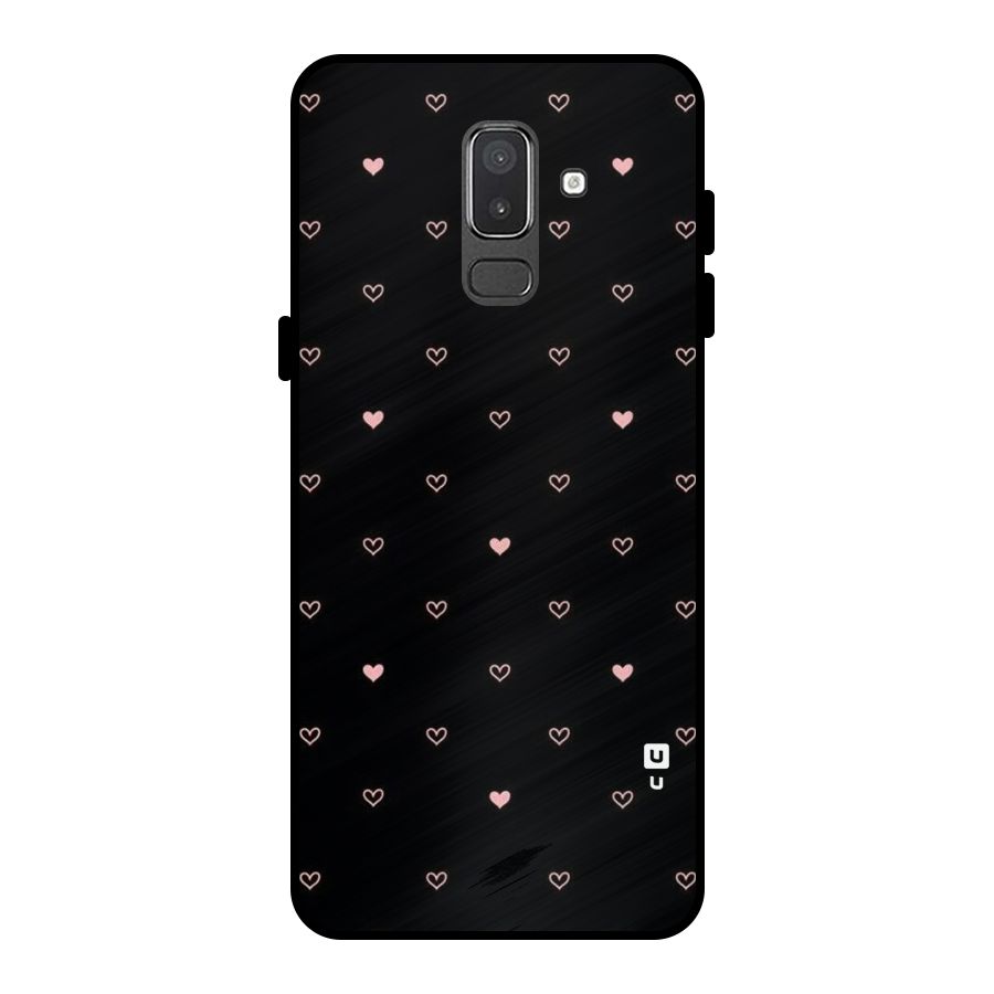 Tiny Little Pink Pattern Metal Back Case for Galaxy On8 (2018)
