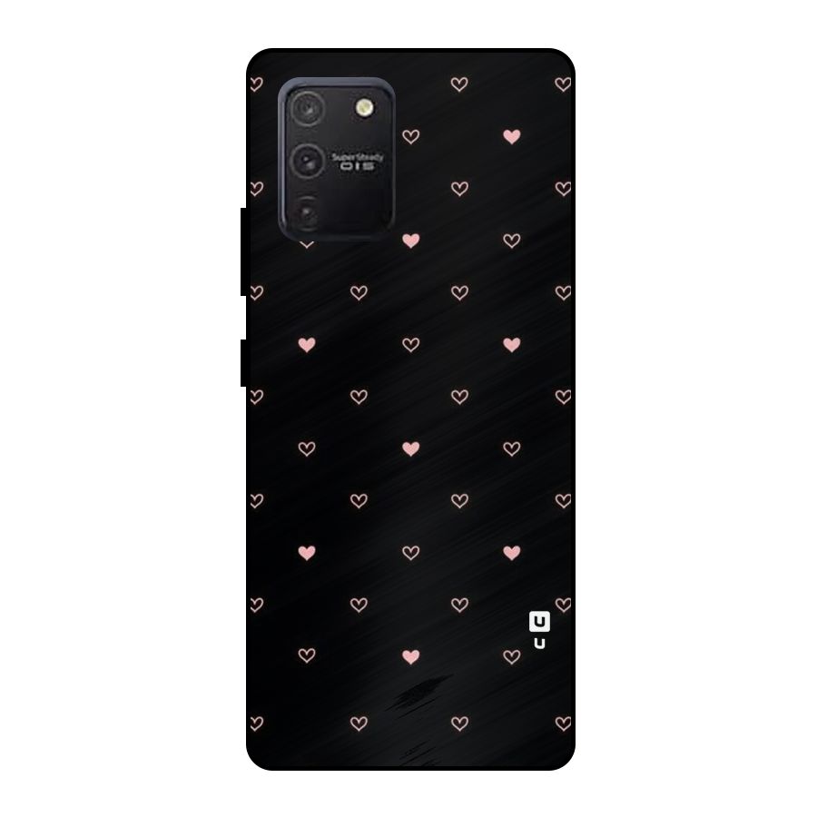 Tiny Little Pink Pattern Metal Back Case for Galaxy S10 Lite
