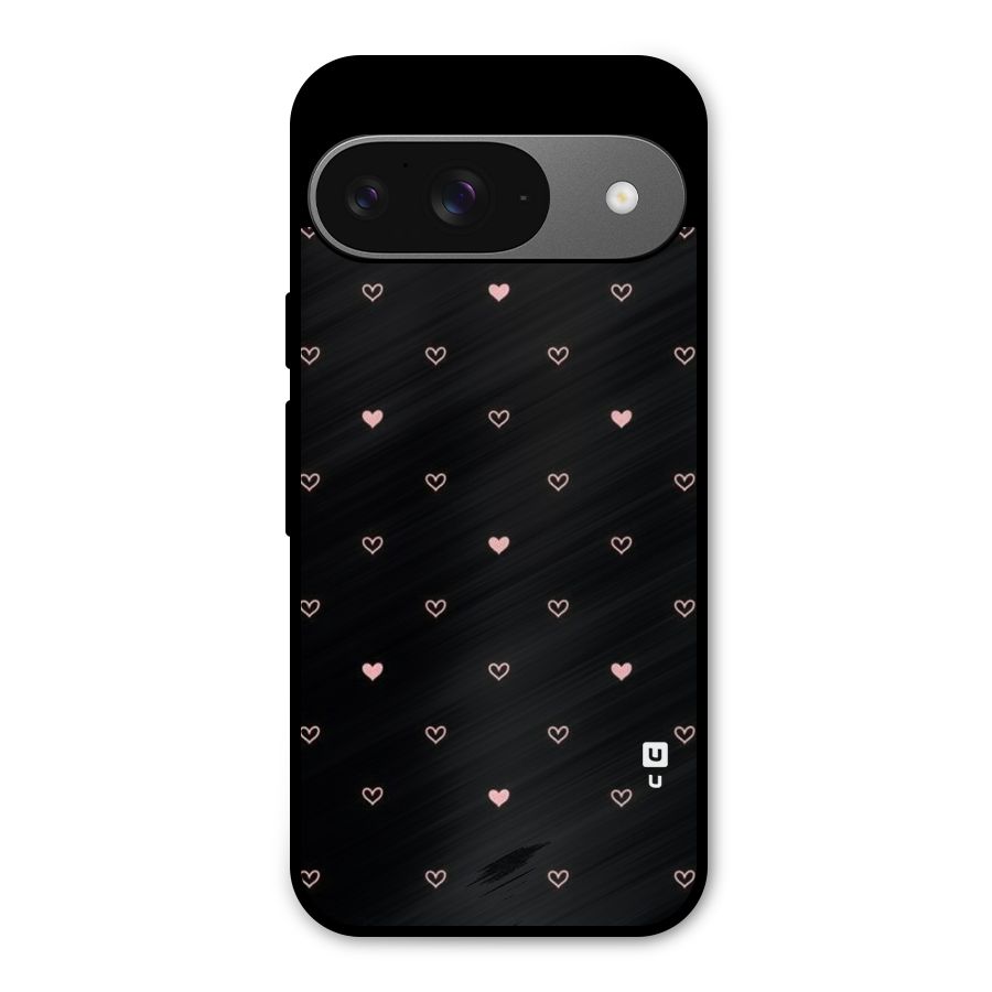 Tiny Little Pink Pattern Metal Back Case for Google Pixel 9
