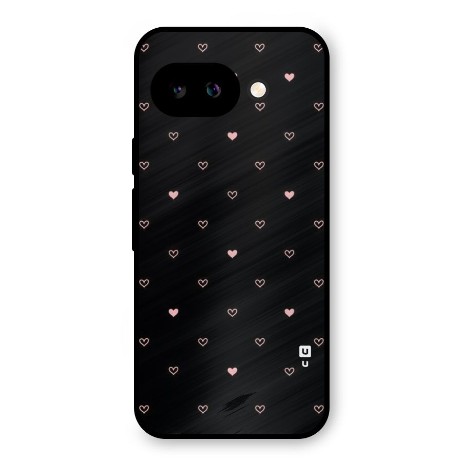 Tiny Little Pink Pattern Metal Back Case for Google Pixel 9a