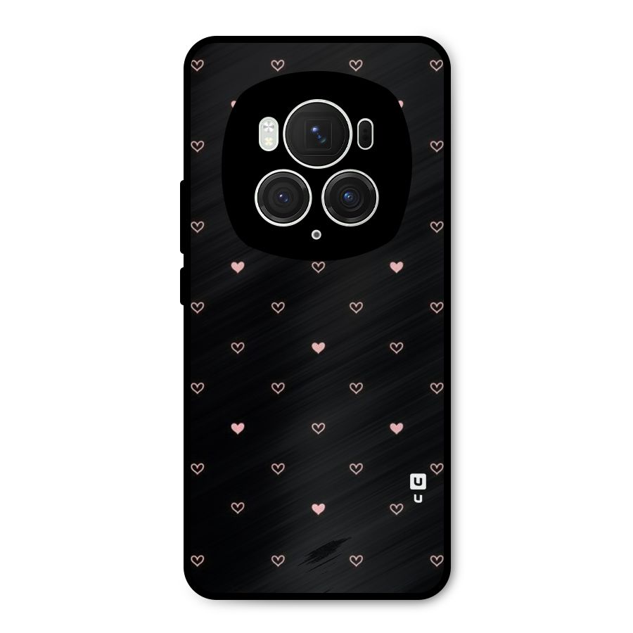 Tiny Little Pink Pattern Metal Back Case for Honor Magic6 Pro