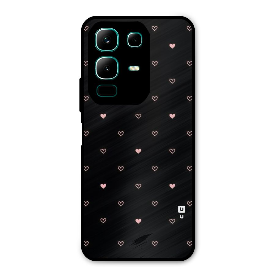 Tiny Little Pink Pattern Metal Back Case for Infinix Note 50x