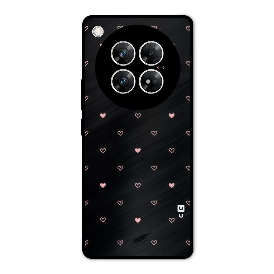 Tiny Little Pink Pattern Metal Back Case for Infinix Zero 40 5G