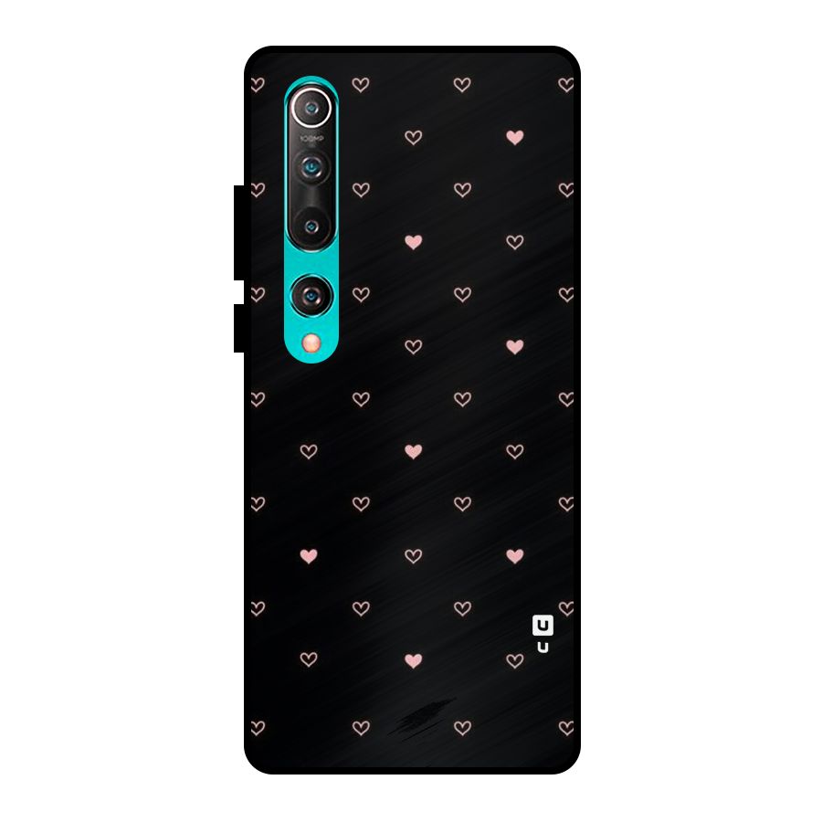 Tiny Little Pink Pattern Metal Back Case for Mi 10