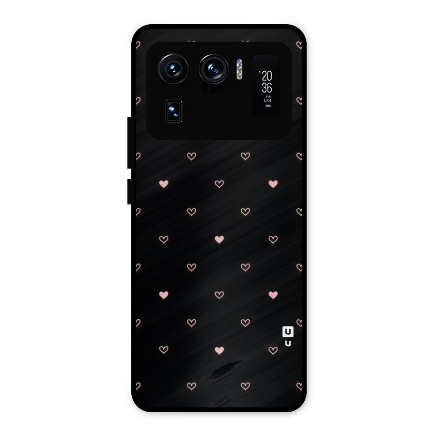 Tiny Little Pink Pattern Metal Back Case for Mi 11 Ultra