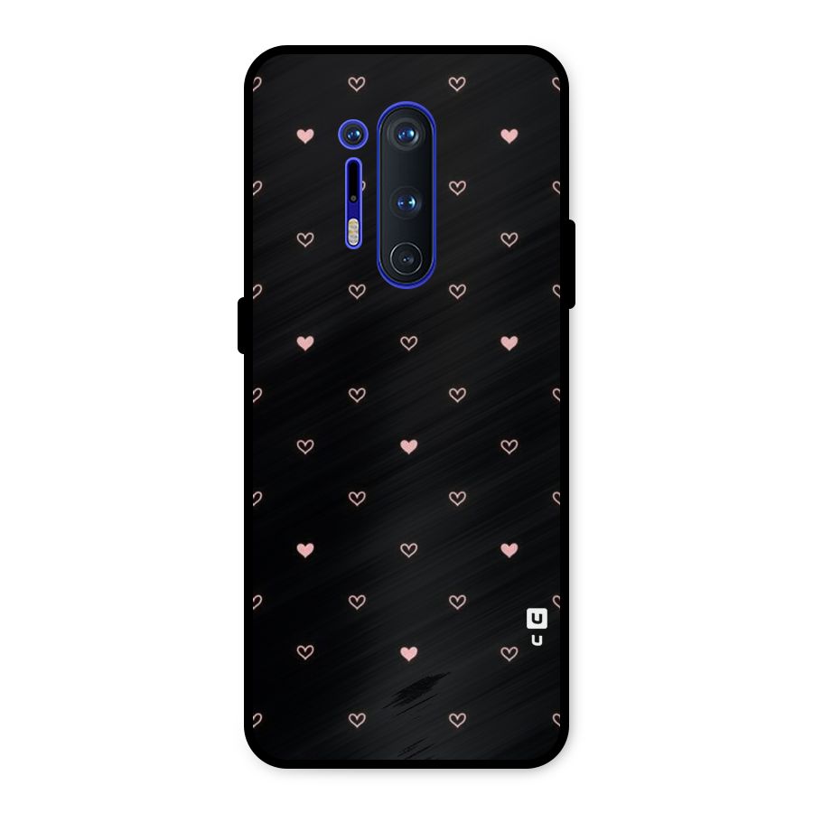 Tiny Little Pink Pattern Metal Back Case for OnePlus 8 Pro