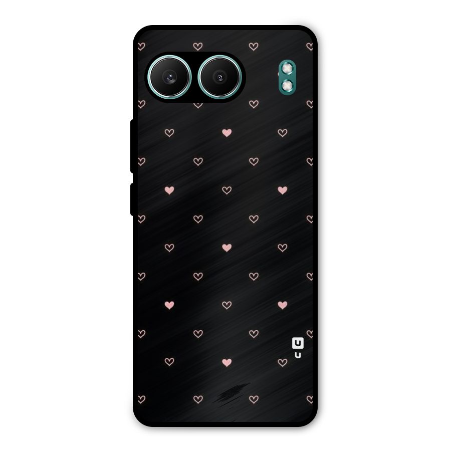 Tiny Little Pink Pattern Metal Back Case for OnePlus Nord 4