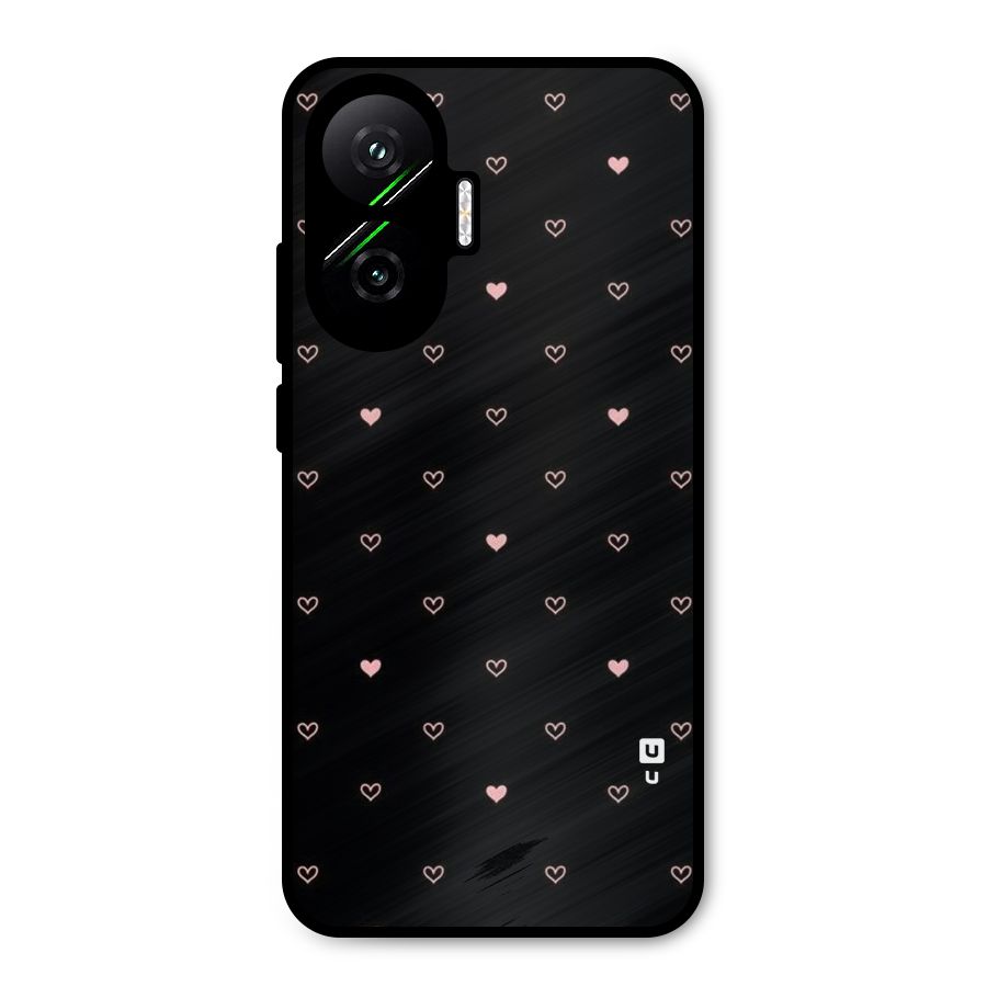 Tiny Little Pink Pattern Metal Back Case for Poco F7