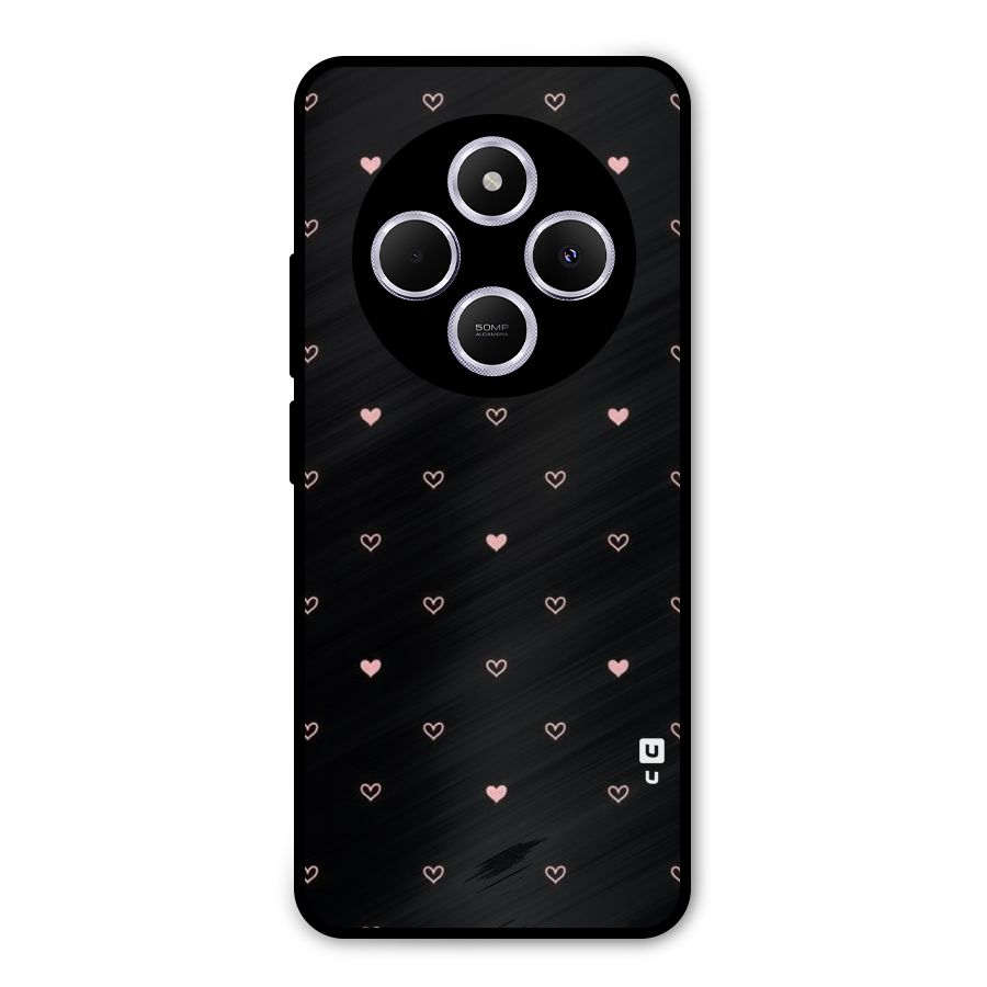 Tiny Little Pink Pattern Metal Back Case for Poco M7