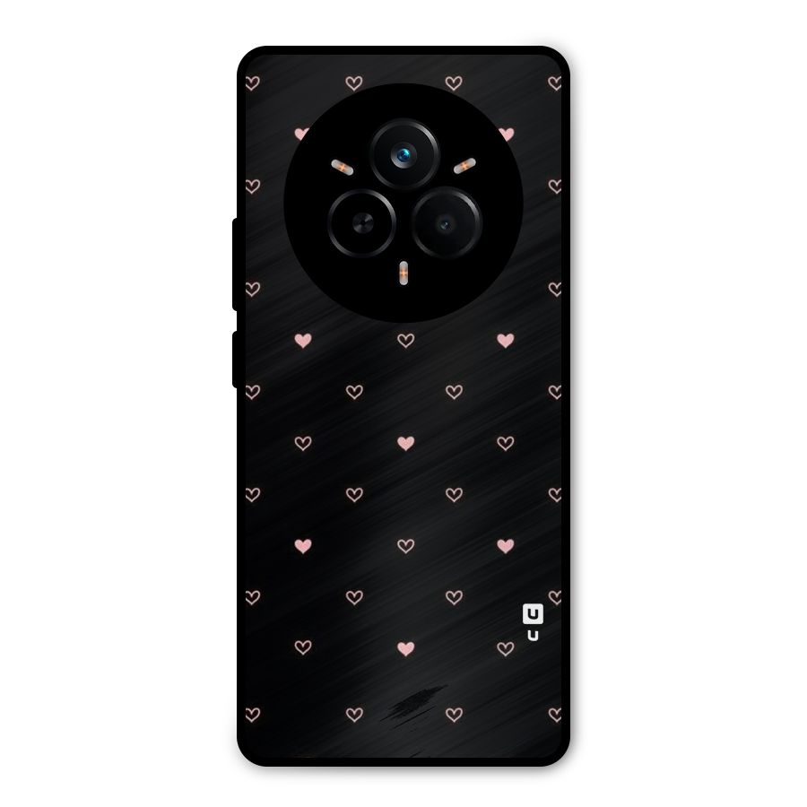 Tiny Little Pink Pattern Metal Back Case for Realme 14 Pro