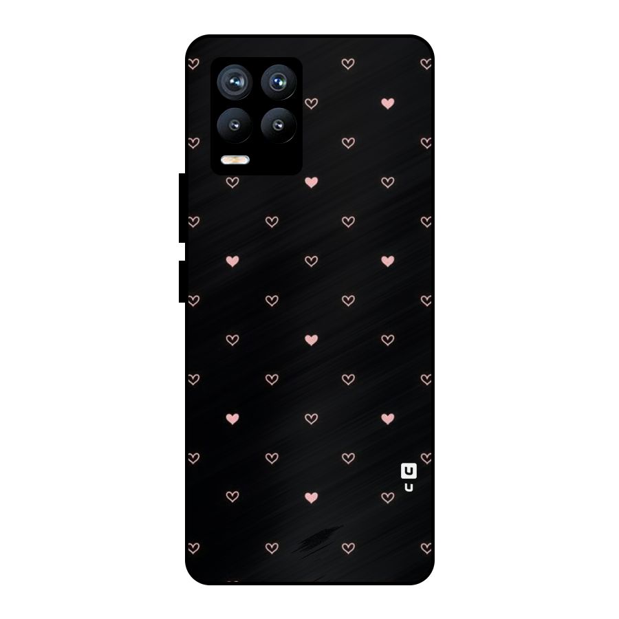 Tiny Little Pink Pattern Metal Back Case for Realme 8 Pro