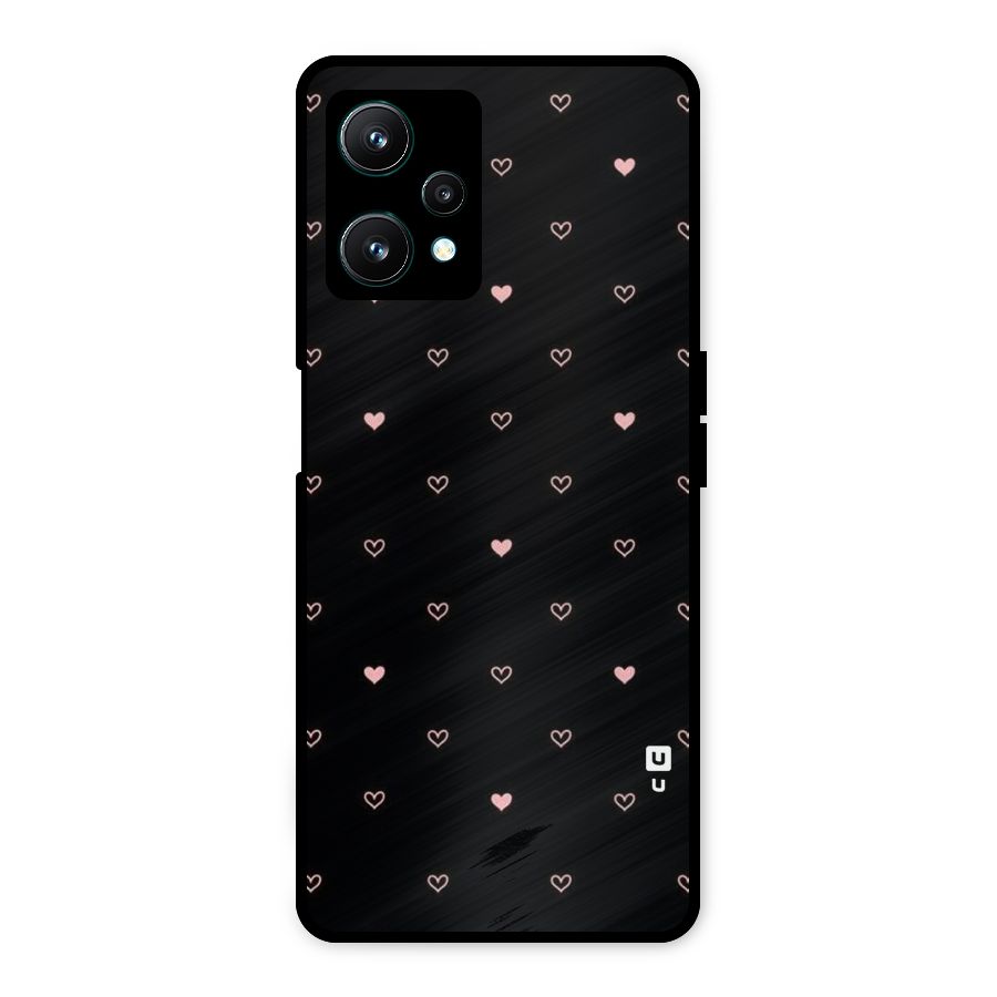 Tiny Little Pink Pattern Metal Back Case for Realme 9 Pro 5G