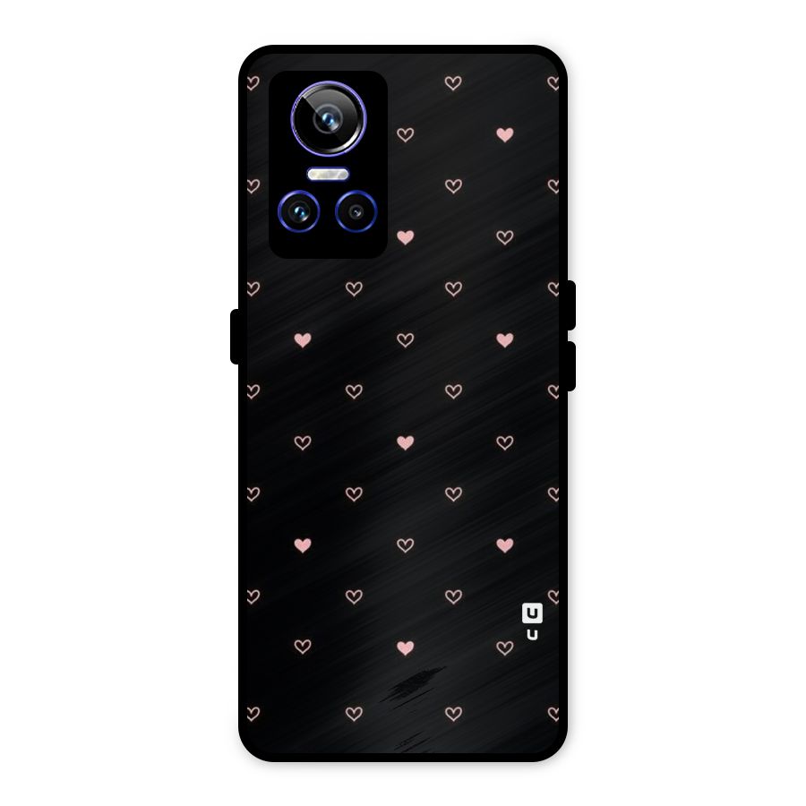 Tiny Little Pink Pattern Metal Back Case for Realme GT Neo 3