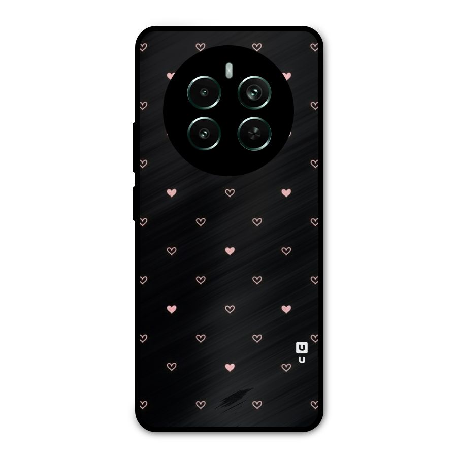 Tiny Little Pink Pattern Metal Back Case for Realme Narzo 70 Pro