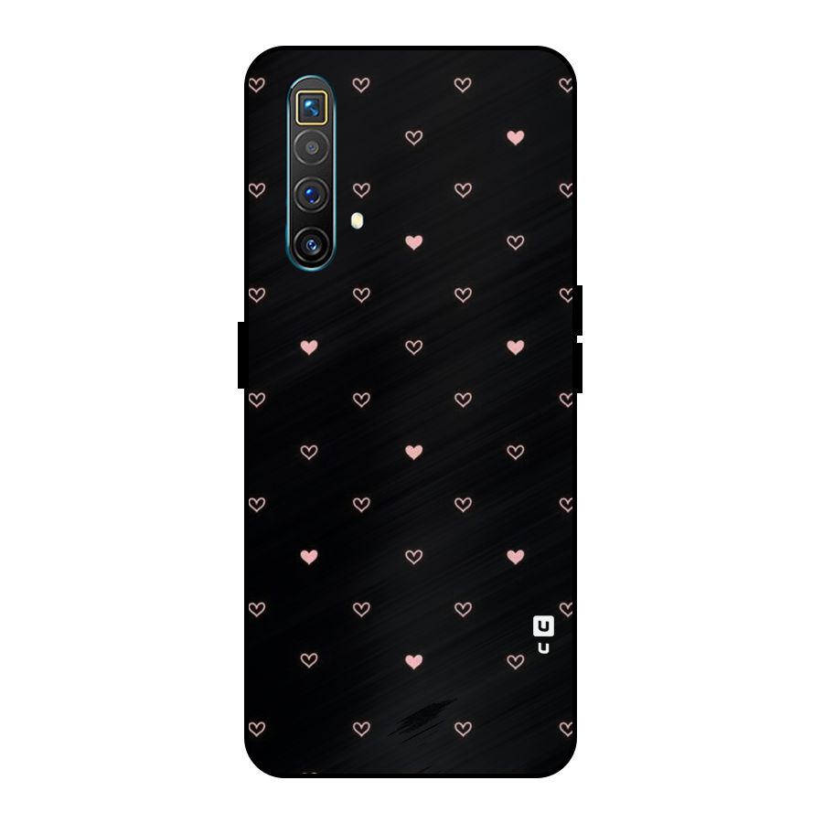 Tiny Little Pink Pattern Metal Back Case for Realme X3 SuperZoom