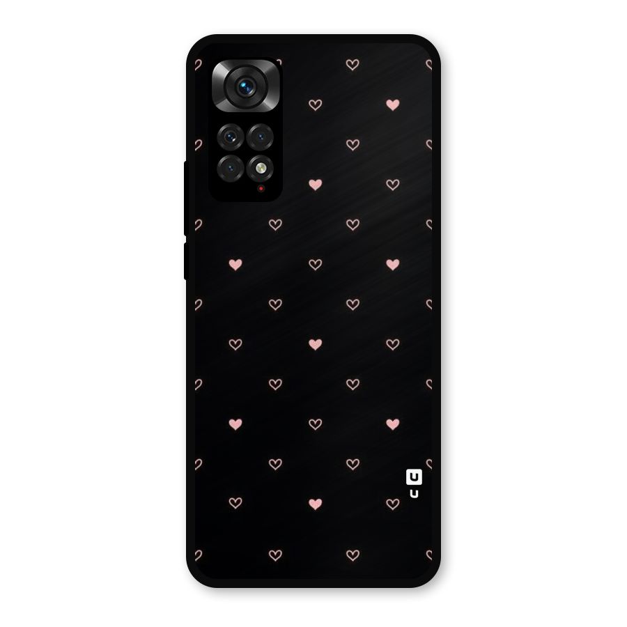 Tiny Little Pink Pattern Metal Back Case for Redmi Note 11
