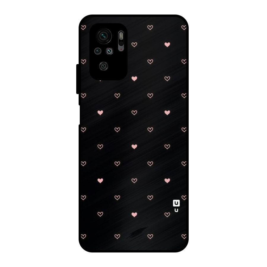 Tiny Little Pink Pattern Metal Back Case for Redmi Note 11 SE