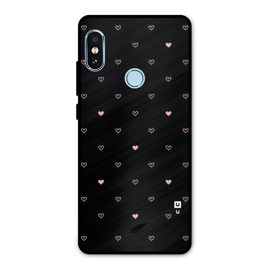 Tiny Little Pink Pattern Metal Back Case for Redmi Note 5 Pro
