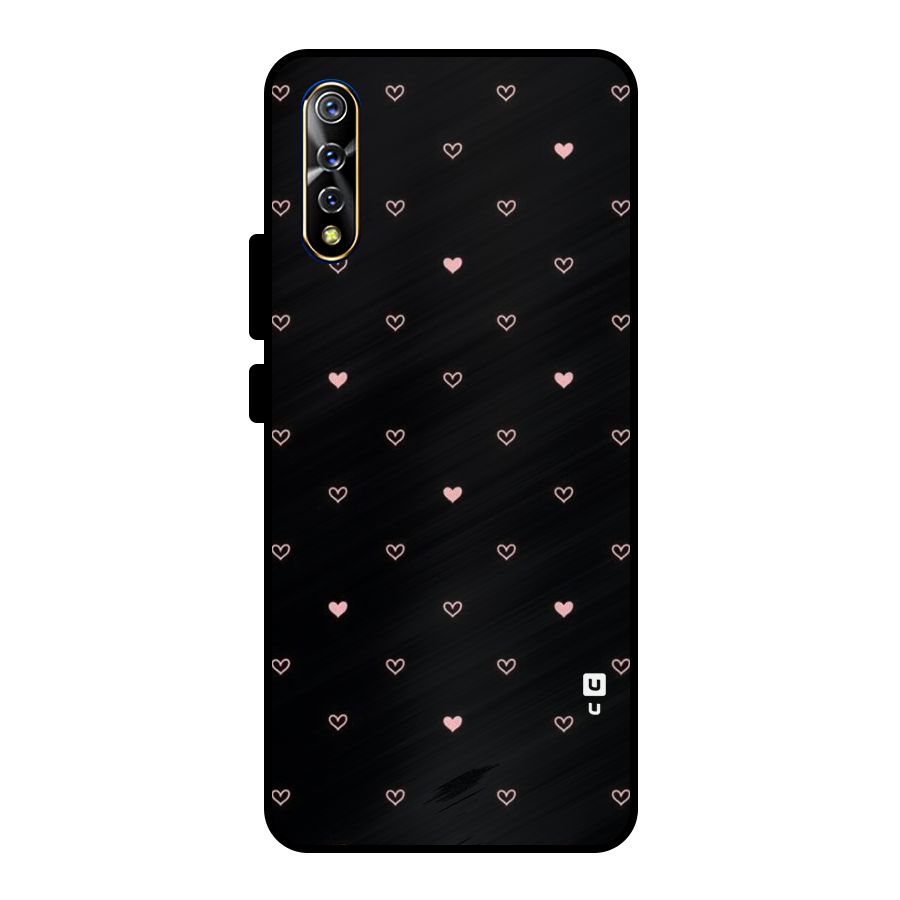 Tiny Little Pink Pattern Metal Back Case for Vivo S1