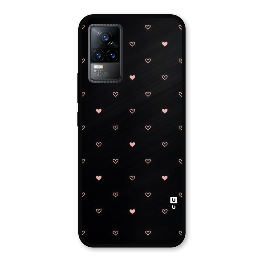 Tiny Little Pink Pattern Metal Back Case for Vivo Y73