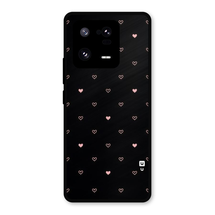 Tiny Little Pink Pattern Metal Back Case for Xiaomi 13 Pro